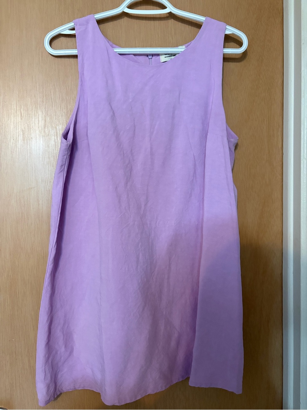 Sleeveless Lavender Mini Dress - Women